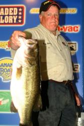 Co-angler Rick Reedy used a two-day catch of 25 pounds, 8 ounces to land the second qualifying position heading into tomorrow
