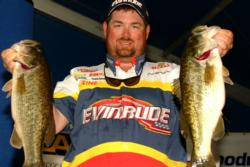 Dan Morehead of Paducah, Ky., used a total catch of 40 pounds, 10 ounces to grab the second overall qualifying spot in the Pro Division heading into tomorrow