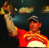 Dean Rojas of Grand Saline, Texas, caught a final-round weight of 11 pounds, 2 ounces and finished sixth. He leads the FLW standings after two tournaments.