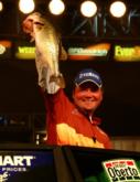 Greg Hackney of Gonzales, La.,  made another rebound of sorts Saturday with his four-bass catch weighing 11 pounds 1 ounce. He finished in fourth place with a final-round total of 12-14.