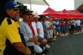 The pros and co-anglers in the final top 10 line up and meet their Saturday fishing partners.