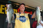Pro Steve Kennedy of Auburn, Ala., is in third after day three with 16 pounds, 7 ounces.