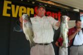 Jason Hampson of Cartersville, Ga., leads the Co-angler Division after day three with 9 pounds, 2 ounces.