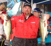 Pro Dan Morehead of Paducah, Ky., is in second place after day three with 13 pounds, 11 ounces. 