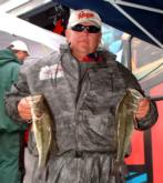 Terry Retalic of Fayetteville, Ark., leads the Co-angler Division of the Central Division EverStart on the Red River after day three with 9 pounds, 3 ounces.