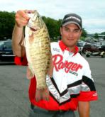 Pro Anthony Gagliardi of Prosperity, S.C., sits in third place after day three on Kentucky Lake.