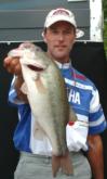 Yamaha pro Terry Bolton of Paducah, Ky., is in fourth with a two-day total of 33 pounds, 6 ounces.