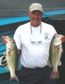 Pro Larry Caldwell of Saint Peters, Mo., is in fifth with a two-day total of 32 pounds, 8 ounces.