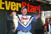 Pro Billy Schroeder of Paducah, Ky., is in fourth place in with 16 pounds, 4 ounces.