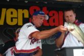 Pro Britt Cone of Benton, Ky., placed second with a two-day total of 10 bass that weighed 33 pounds, 13 ounces.