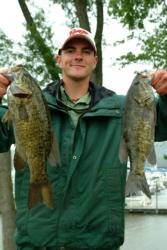 Rob McMurray of Troy, Mich., finished in second place in the Co-angler Division after landing a two-day catch of 13 pounds, 14 ounces.