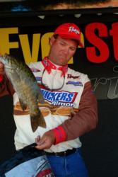 Pro Chris Baumgardner of Gastonia, N.C., used a total two-day catch of 18 pounds, 7 ounces, to win $9,000. 