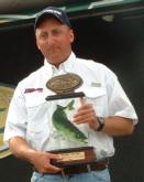 Scott Bower of Macedonia, Ohio, wins the Angler of the Year title in the Co-angler Division after a 24th-place finish Thursday in the RCL Tour event on Lake Oahe.