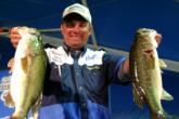 Greg Gulledge of Monticello, Ark., finished the day in first place in the Co-angler Division with a total catch of 16 pounds, 13 ounces.