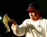 Co-angler Tee Watkins of East Point, Ky., led the opening round with a two-day weight of 30 pounds, 2 ounces.