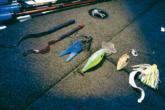 Terry Bolton's arsenal for fishing in strong current