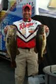 Pro Chad Morgenthaler of Coulterville, Ill., is in second place with a two-day total of 36 pounds, 15 ounces.