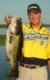Pro Chad Grigsby of Colon, Mich., caught five bass weighing 22 pounds, 6 ounces for third place.