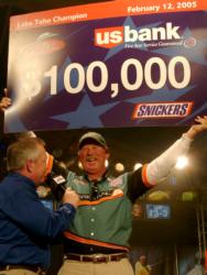 Veteran pro Tom Mann Jr. of Buford, Ga., earned $100,000 with a two-day total of eight bass weighing 16 pounds, 2 ounces at FLW Lake Toho.