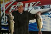 Co-angler Gilbert Herald smoked the competition on Sam Rayburn with a 21-plus-pound catch that included these two lunkers.