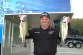 Pro Paul Tormanen of Lees Summit, Mo., is in third place with a two-day total of 35 pounds, 2 ounces.