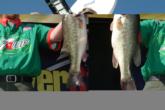 7-Up pro J.T. Kenney of Frostburg, Md., is in second place after day one with 20 pounds, 9 ounces.