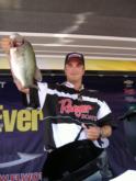 Pro Anthony Gagliardi of Prosperity, S.C., finished in third place with a two-day total of 22 pounds, 2 ounces.