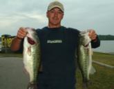 Richard Angel of Jacksonville, N.C., caught a five-bass limit weighing 16 pounds, 4 ounces to lead the Co-angler Division.