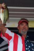 No. 3 pro Larry Frasier blamed a heavier wind and lots of fishing pressure for his lower weight on day four.