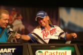 Co-angler Kim Bain of Australia, is in third place with a two-day total of  7 pounds, 3 ounces.