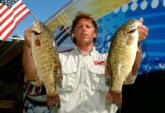 Pro Scott Emery of Livonia, Mich., held down fourth place after day one on the Detroit River.