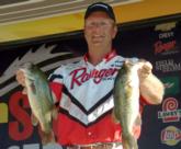 Pro Chris Cox of Appleton, Wis., caught a limit Friday weighing 13 pounds, 1 ounce and placed fifth.