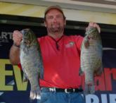 Co-angler Scot Keefe brought in the day