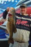 Pro Chip Harrison of Bremen, Ind., tucked into second place behind Hawkes with a limit weighing 18 pounds, 14 ounces