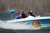 Second place pro Brennan Bosley is seen making a run on day two of the Pickwick Lake event.