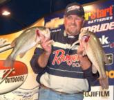 Stephen Smith zeroed yesterday but caught 14-12 today to emerge as the No. 2 co-angler.