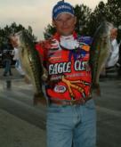Pro Chris Elliot of Beaufort, N.C., is in fourth with a two-day total of 28-5.