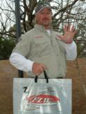 Pro Tim Peek of Sharpsburg, Ga., says he's got five. He is in third with a two-day total of 28-13.