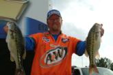 Pro JT Kenney of Daytona Beach, Fla., is in second with a two-day total of 28-14.