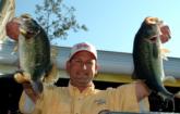 Pro David Cochran of Royal, Ark., placed second in the Stren Central event on Sam Rayburn with eight bass weighing 25 pounds, 5 ounces worth $10,000.