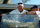 Co-angler Bill Rogers of Jasper, Texas, placed third with eight bass, 19 pounds, 6 ounces, $3,480.