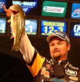 Jeffrey Thomas of Broadway, N.C., finished fourth for a final weight of 14 pounds, 15 ounces. He caught the second-heaviest stringer Saturday, 9-8, with just three fish.