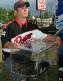Pro Kip Carter of Oxford, Ga., finished fourth with a two-day total of 26 pounds,  2 ounces.