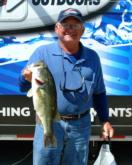 Co-angler Billy G. Yelverton caught 9 pounds, 1 ounce on day two to finish the opening round in third place.