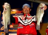 Toshinari Namiki of Mineola, Texas, caught a limit weighing 15 pounds, 10 ounces Thursday and grabbed fourth place for the pros with an opening-round total of 35-11.