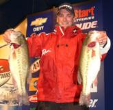 Anthony Gagliardi saved his Angler of the Year chances with this pair of bass.