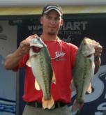Jeramiah Sifers brought in 19 pounds, 5 ounces on day one to lead the Co-angler Division.