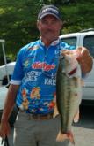 Jim Tutt remained in fourth place with a two-day total of 36 pounds, 6 ounces.
