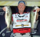 Mark Burgess of Norton, Mass., is in second place with a two-day total of 31 pounds, 7 ounces.