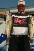 Todd Auten of Lake Wylie, S.C., is in fifth with 13 pounds, 10 ounces.